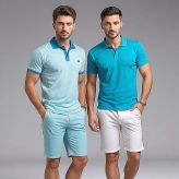 Mens Outfits Polo Shirts And Beach Shorts Supplier