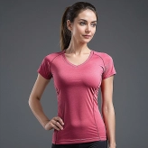 Womens Activewear V Neck T Shirts Manufacturer In Bangladesh