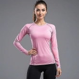Womens Dry Fit Long Sleeve Workout Tops Manufacturer