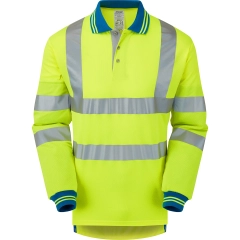 High Quality Visibility Reflective Safety Vest Waistcoat Hi Vis Polo T Shirt 1