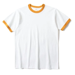 1 Wholesales Custom Men T Shirt 100 Cotton Shirts O Neck Ringer Print Blank Plain Ringer Tees Ringer T Shirt