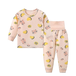Kids Cotton Print Pattern Leggings Pajamas