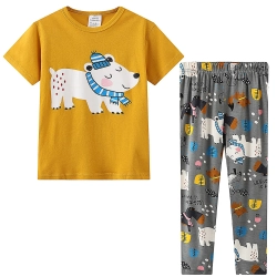 Oem Kids Pajamas Girl Boys Cartoon Pajamas Sets