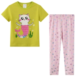 Kids Pajamas Girl Boys Cartoon Pyjamas Set
