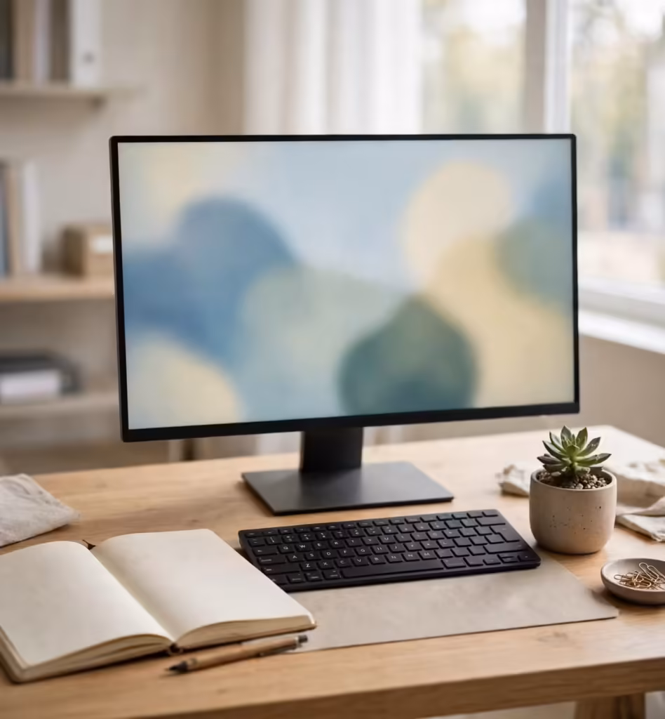 Office workstation used for handling buyer inquiries and order records